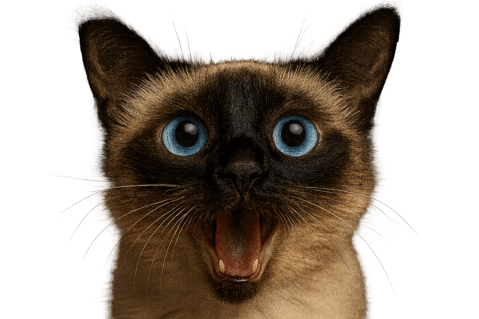 Gatito feliz